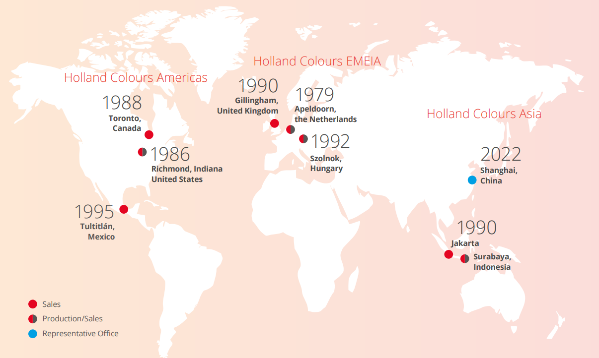 HCA world map