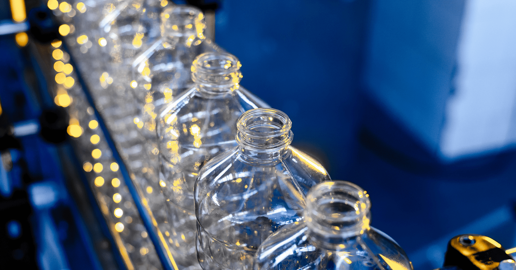 Clear PET bottles