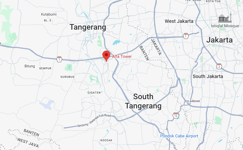HCA Tangerang Office Location