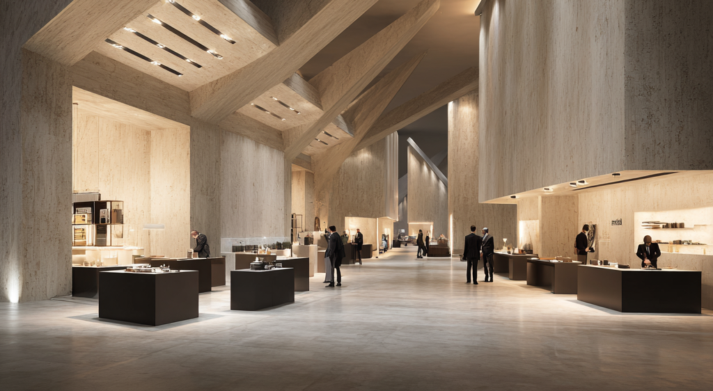 r0nr0n1_63471_realistic_wide-angle_view_of_a_high-end_exhibit_4fe93246-7a4e-49cf-9d4d-eac5278d5a00_2-1